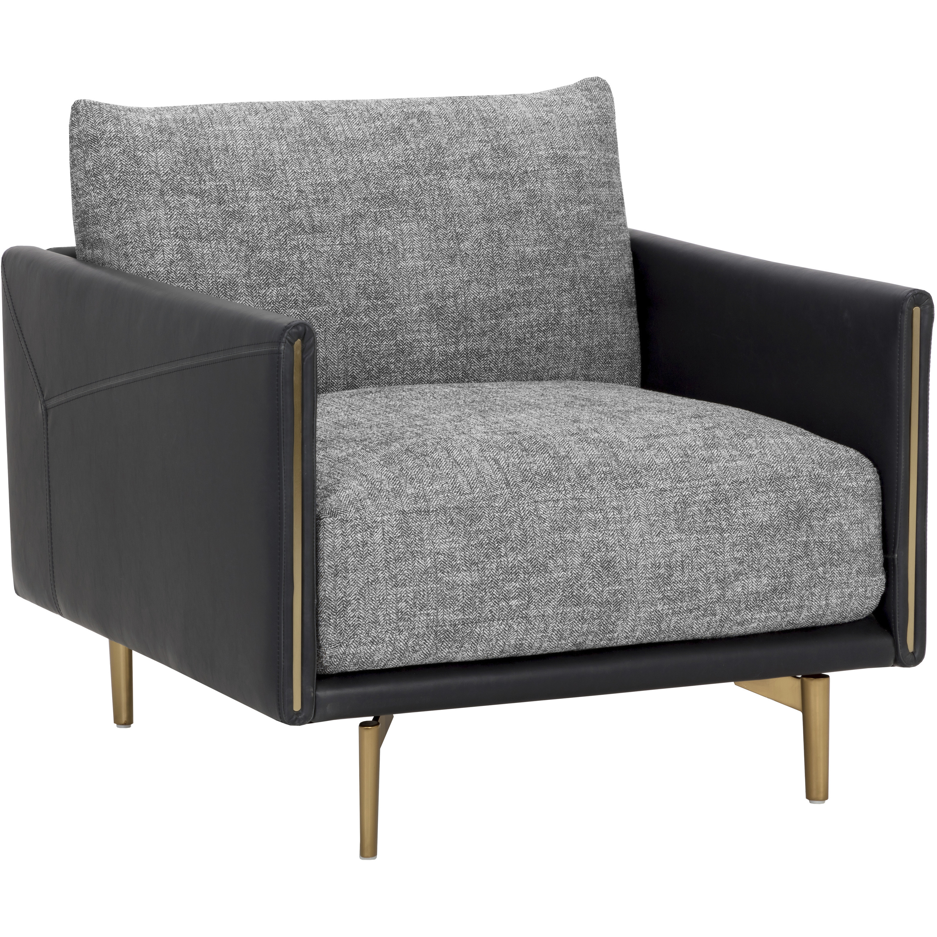 Ashi Nash Zebra / Coal Black Armchair